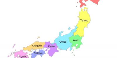 Prefecture ਜਪਾਨ ਨਕਸ਼ਾ